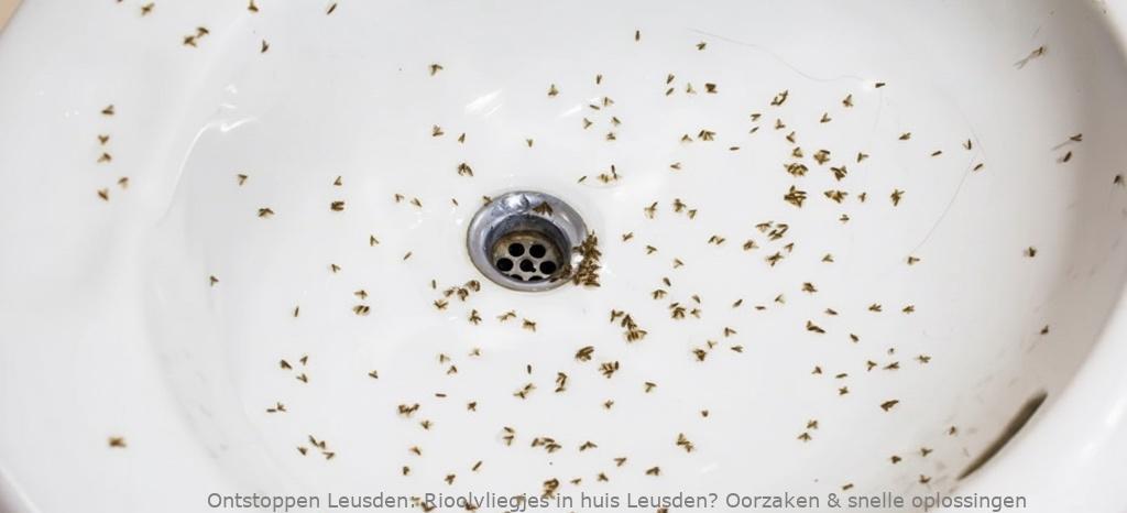 Rioolvliegjes in huis Leusden? Oorzaken & snelle oplossingen
