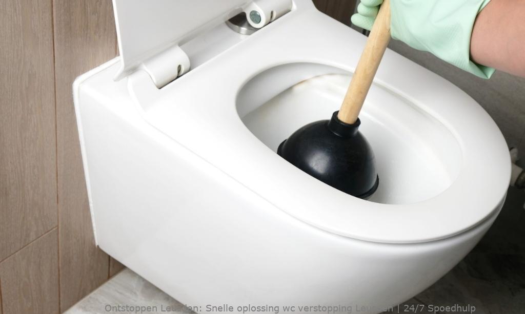 Snelle oplossing wc verstopping Leusden | 24/7 Spoedhulp