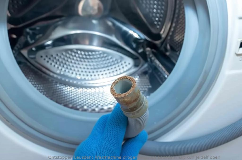Wasmachine droger verstopt Leusden? Dit kun je zelf doen